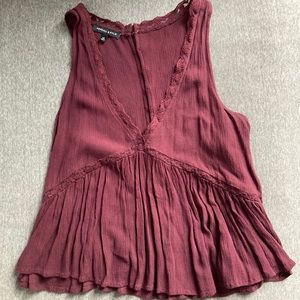 Kendall and Kylie maroon top